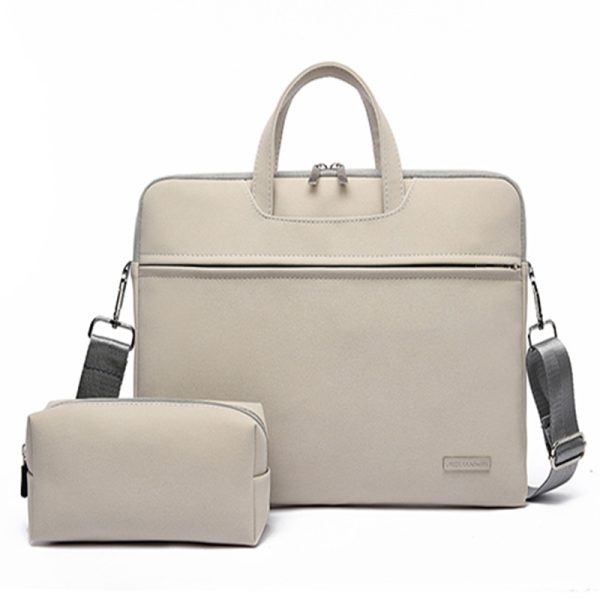PU Leather Women Laptop Bag Notebook Carrying Case Briefcase For Macbook Air 13.3 14 15.6 Inch Men Handbags Shoulder Mouse Bag - Image 4